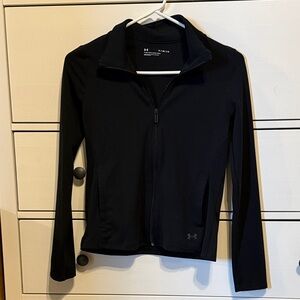 Under Armour Young Girls Fitted Jacket in Black